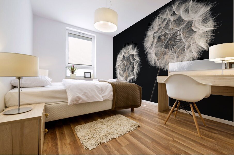 Dandelion Clock Mural print