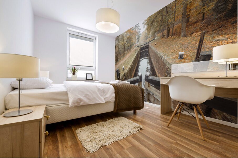 Forest Lock Mural print