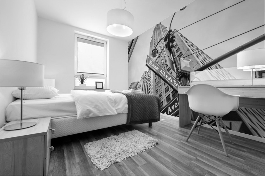 Chrysler Building in New York city Mural print