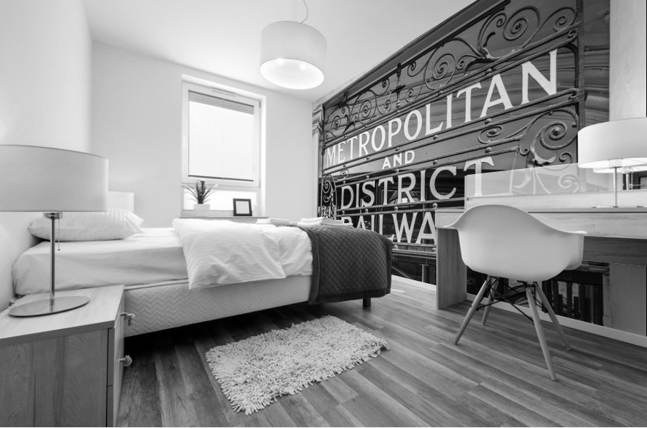 Metropolitan Railways Sign Mural print