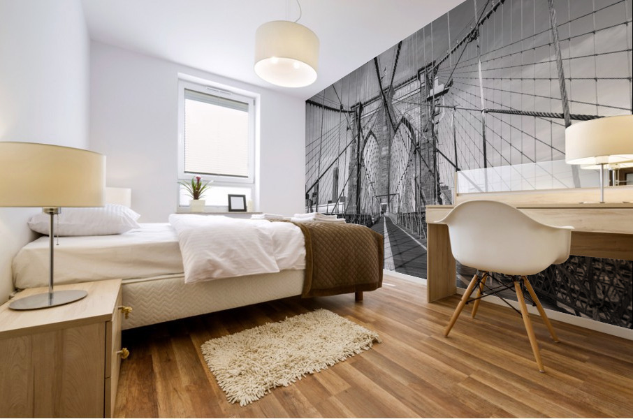 Brooklny Suspension Mural print