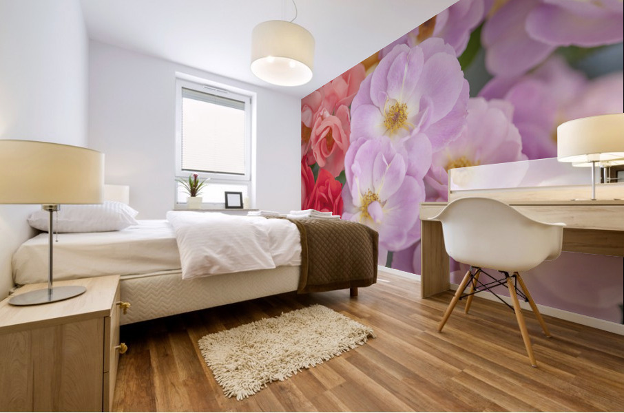 Blissful Blooms Mural print