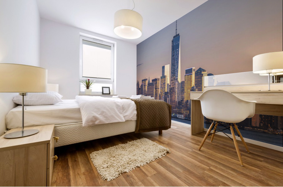 Manhattan Twilight Mural print