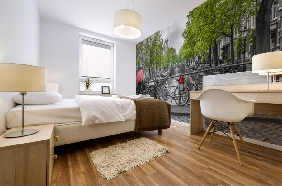 Amsterdam City Mural print