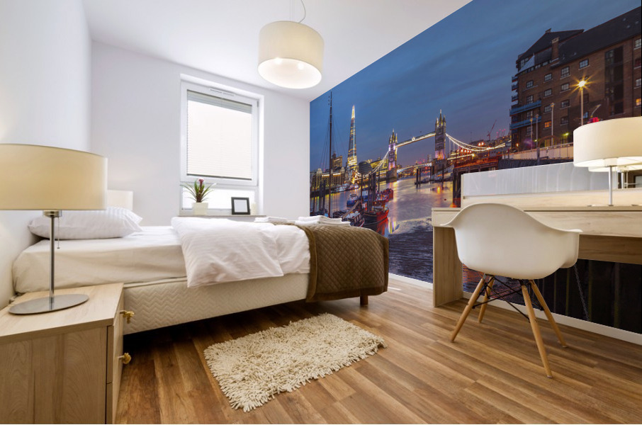 Thames Quay Mural print