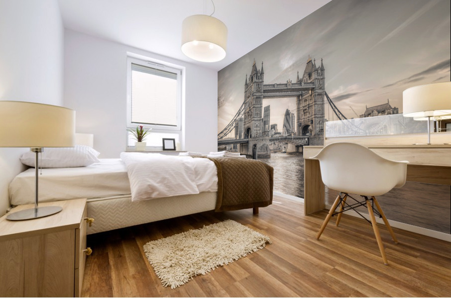 Iconic Tower Bridge Mural print