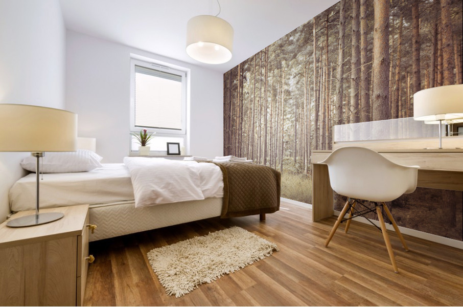 Pine Trees Mural print