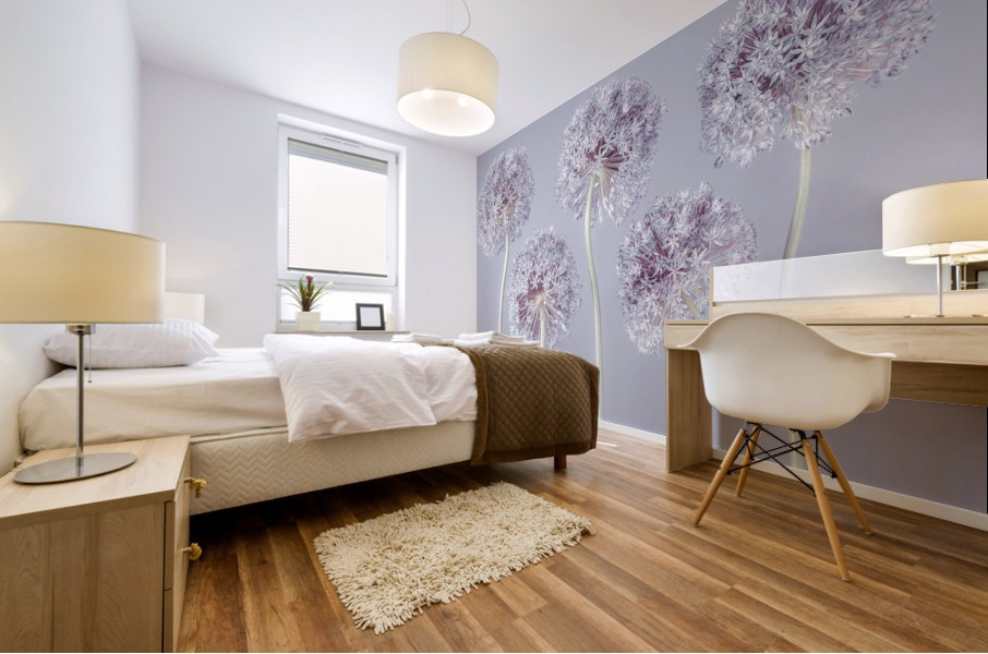 Allium Extravaganza Mural print