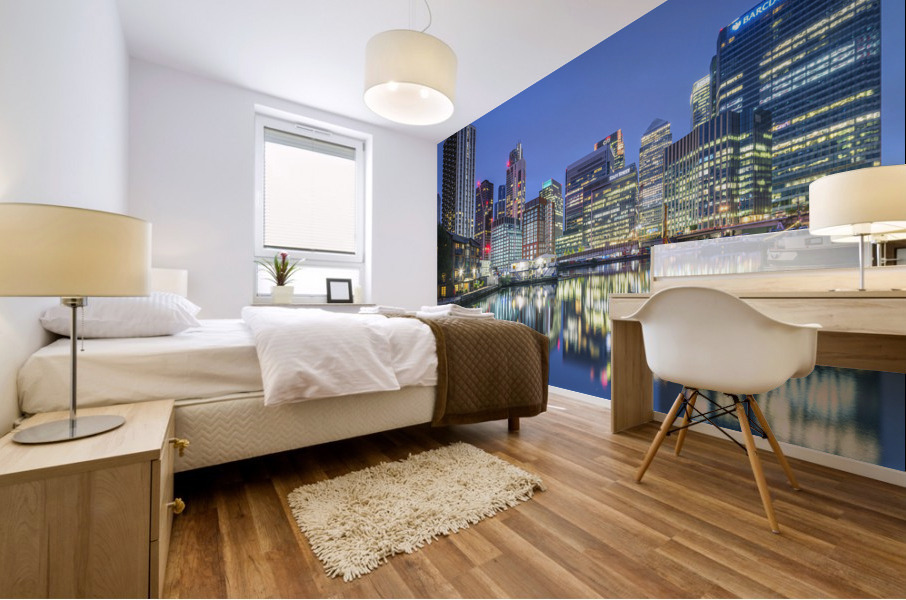 London reflection Mural print