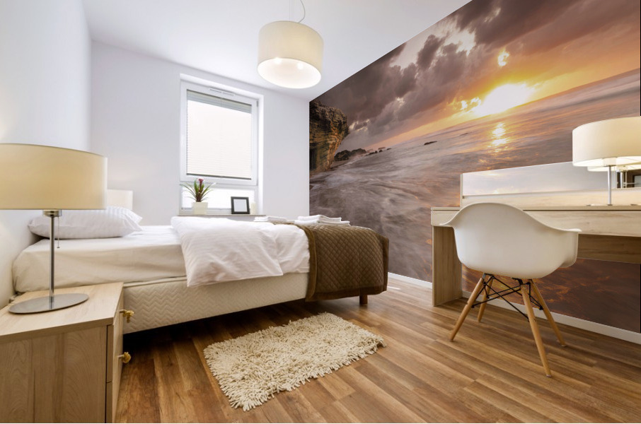 Beach Sunset Mural print