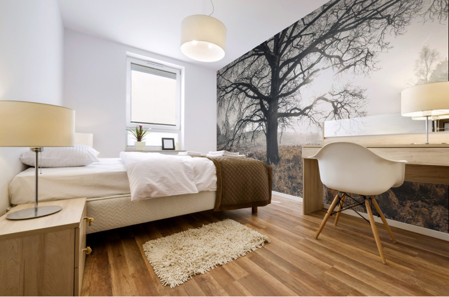 Misty Tree Mural print