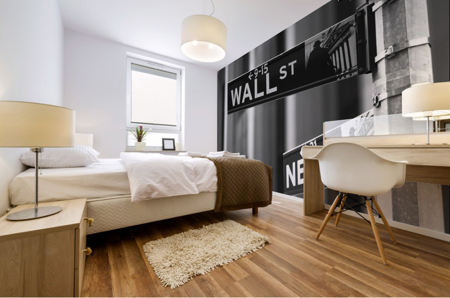 Wall Street Mural print