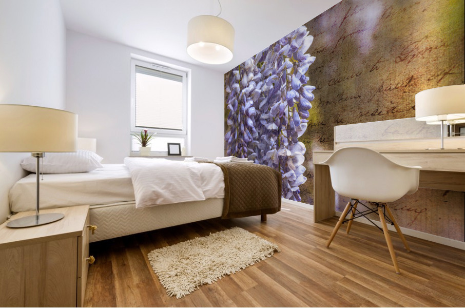 Wisteria Blooms Mural print