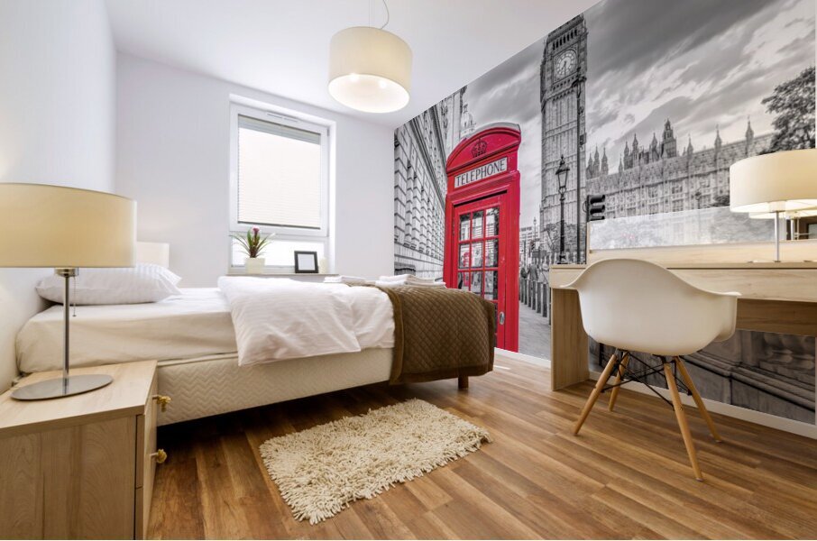 Telephone Booth Mural print