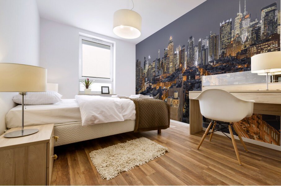 Lower Manhattan Mural print