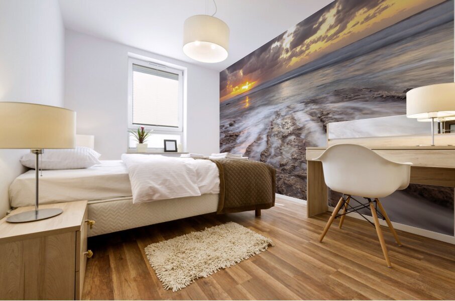 Palmachim beach Mural print