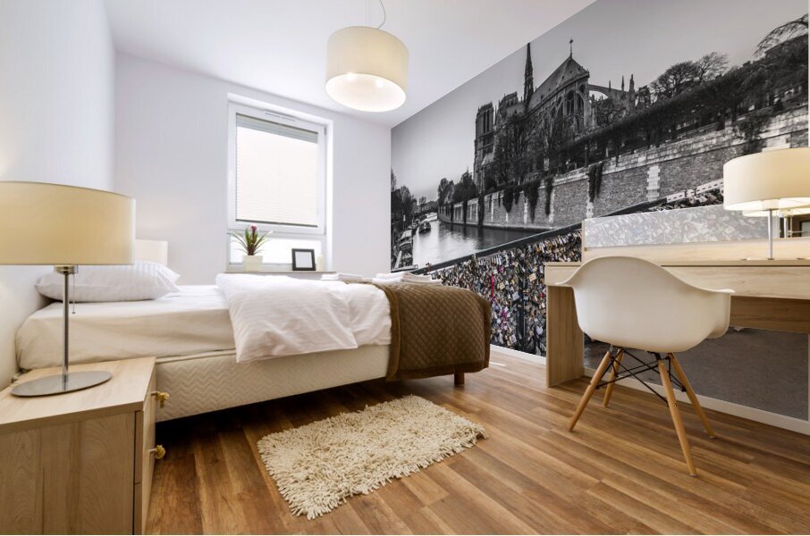 Pont des Arts bridge Mural print