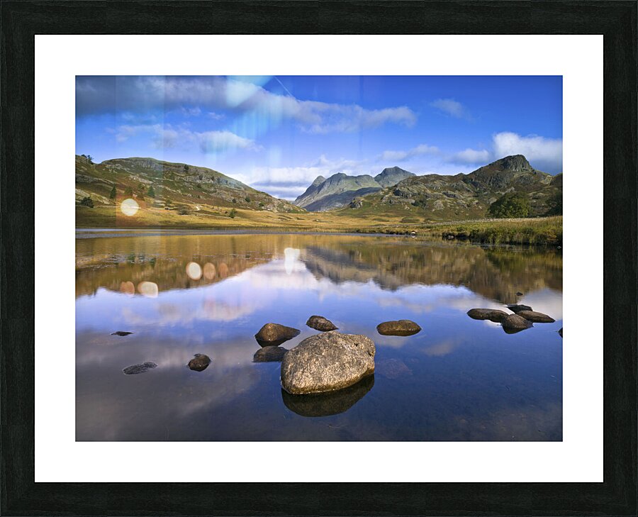 Mountains reflections Picture Frame print