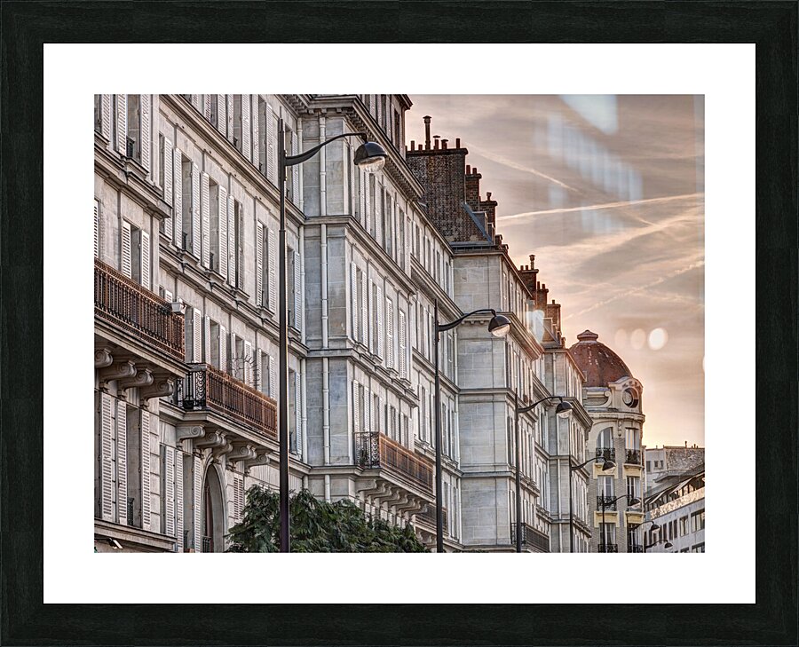Old buildings Picture Frame print