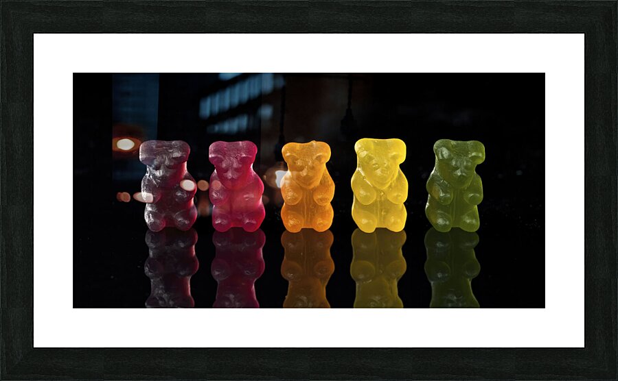 Jelly bears Picture Frame print