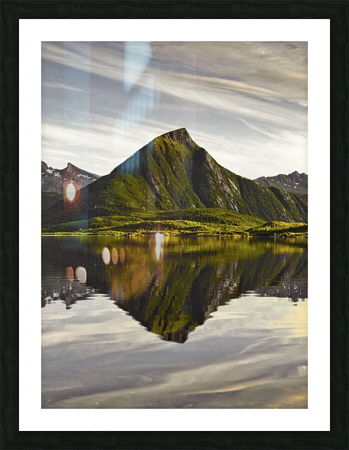 Lofoten Mountain Picture Frame print
