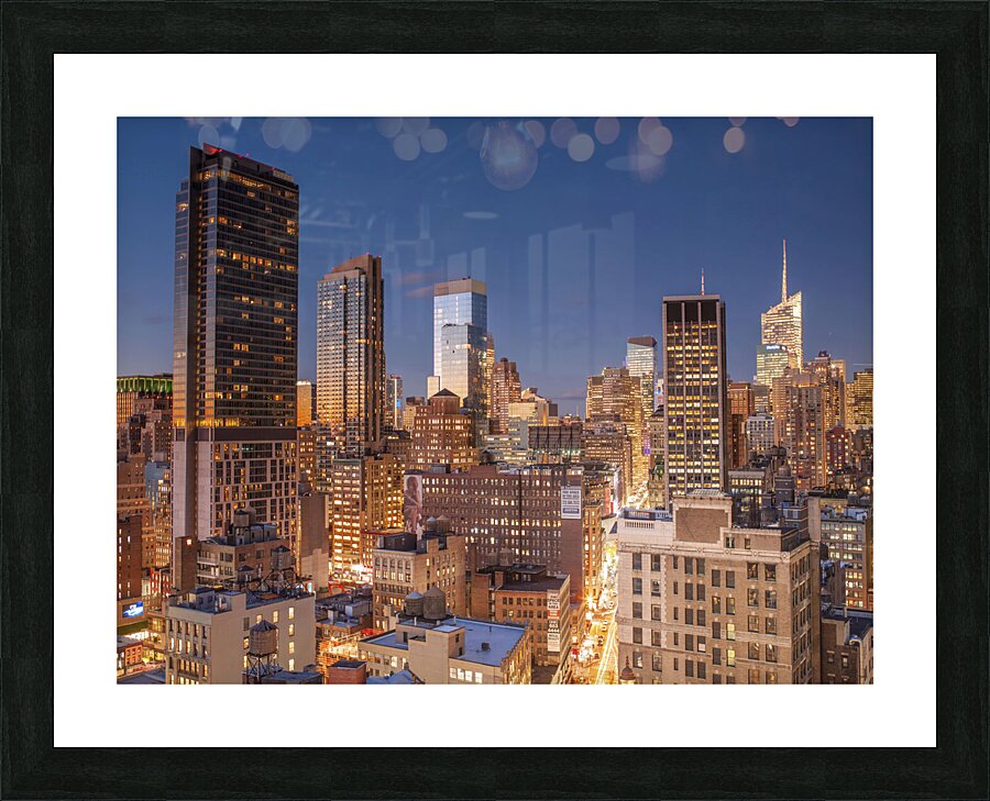 Lower Manhattan Skyline Picture Frame print