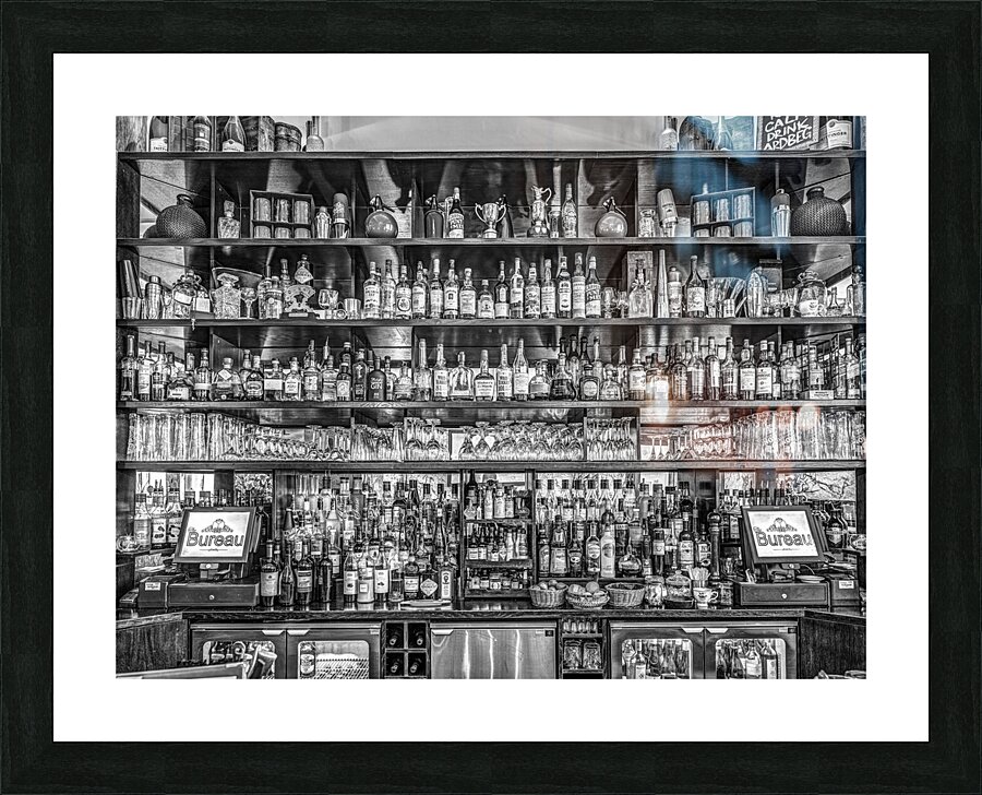 Old Bar Picture Frame print