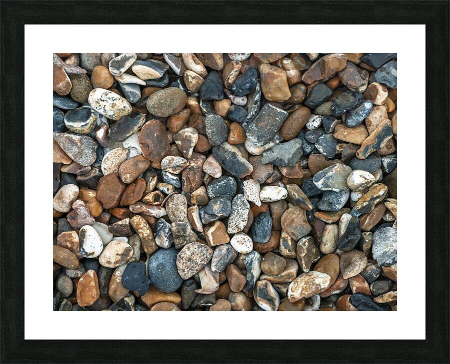 Beach Pebbles Picture Frame print