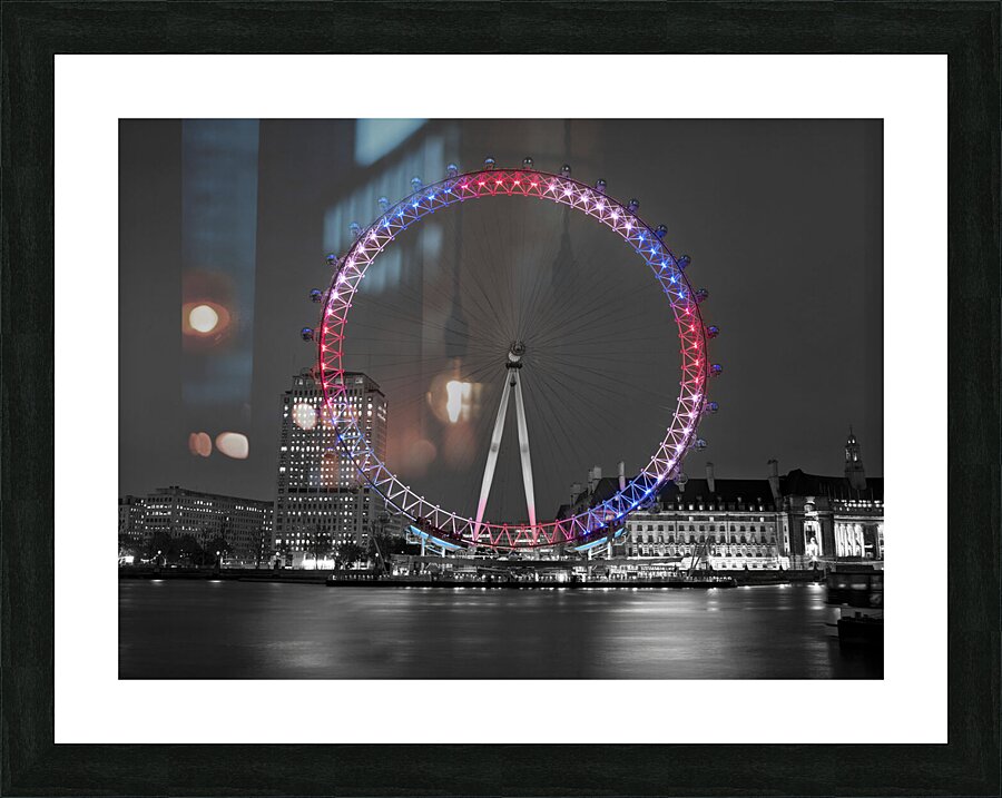 Reflecting Eye Picture Frame print