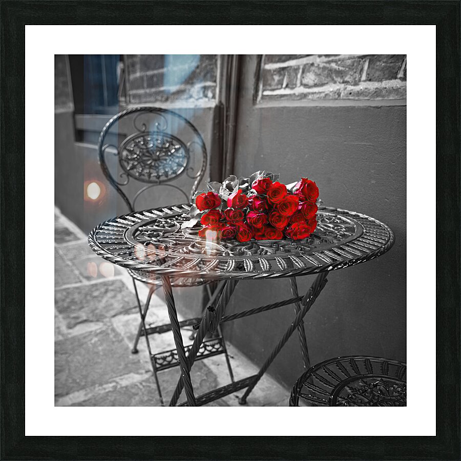 Romantic Roses Picture Frame print