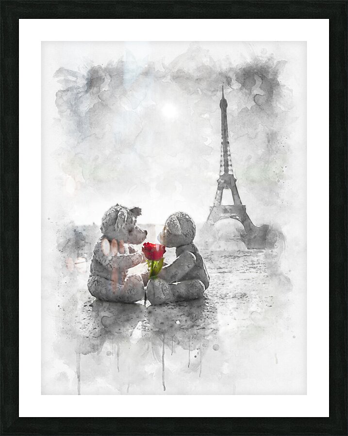 Love in Paris Picture Frame print