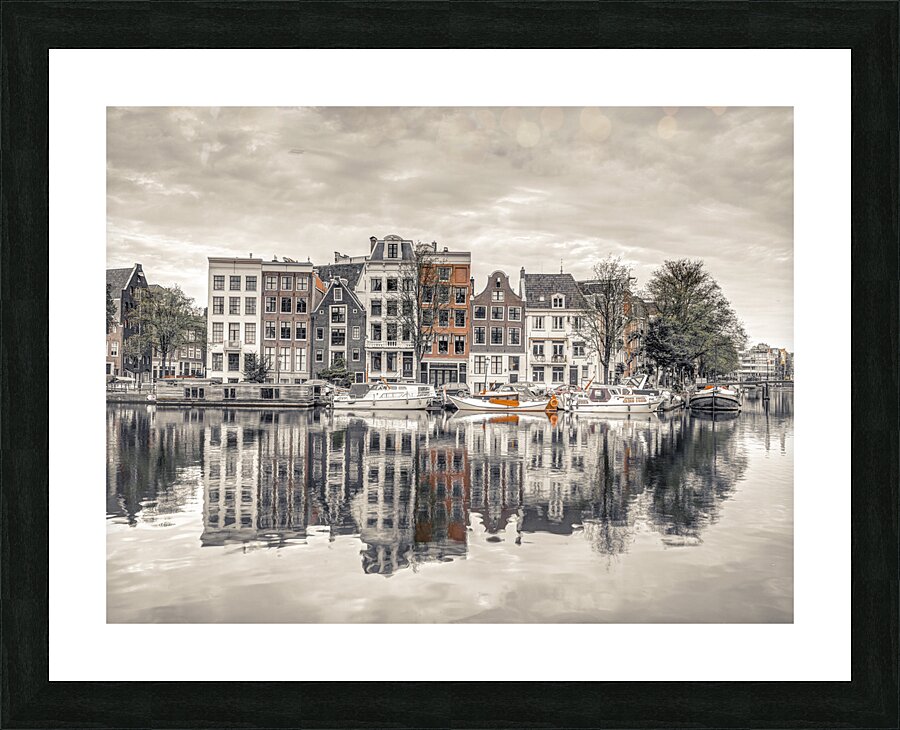 Amsterdam Reflections Picture Frame print
