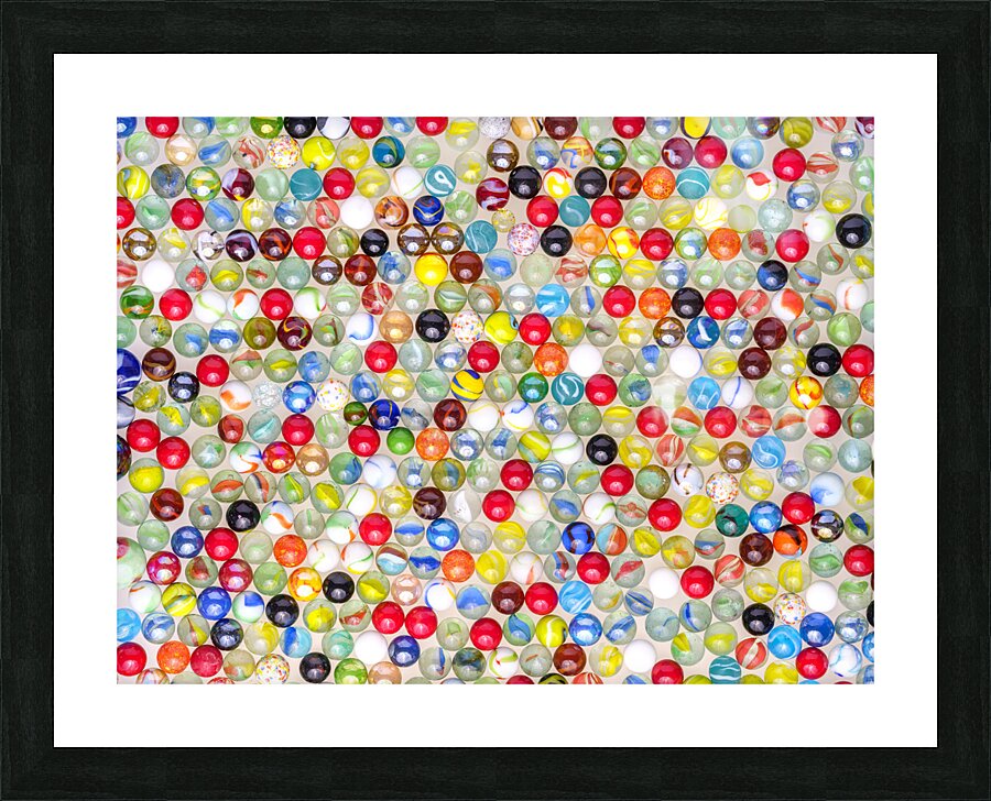 Dancing Colors Picture Frame print