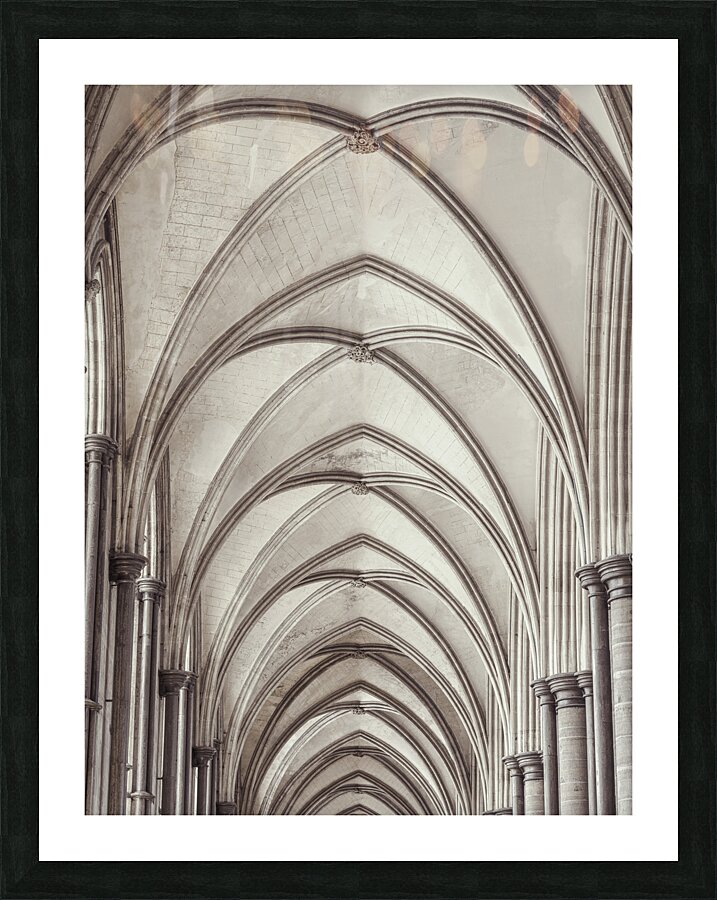 Vaulted Ceiling Picture Frame print