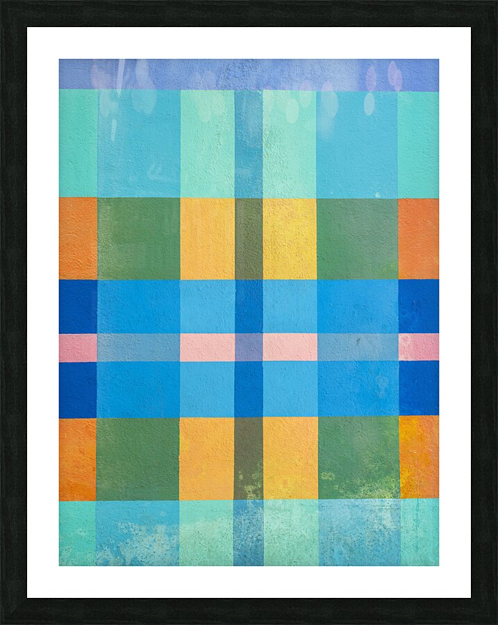 Checkered Pattern Wall Picture Frame print