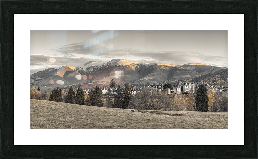 Mountainscape Marvel Picture Frame print