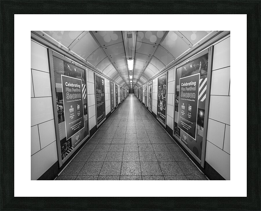 Metro Path Picture Frame print