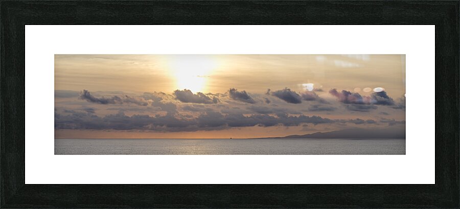 Beautiful sunset sky Picture Frame print