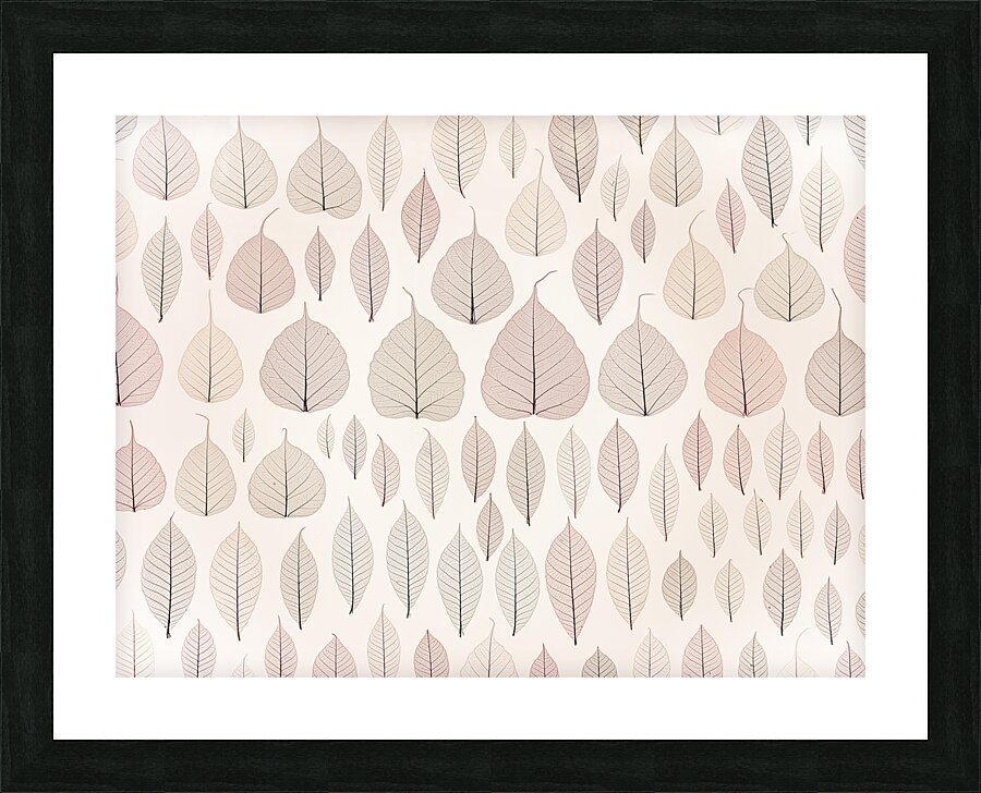 Skeleton leaves Picture Frame print