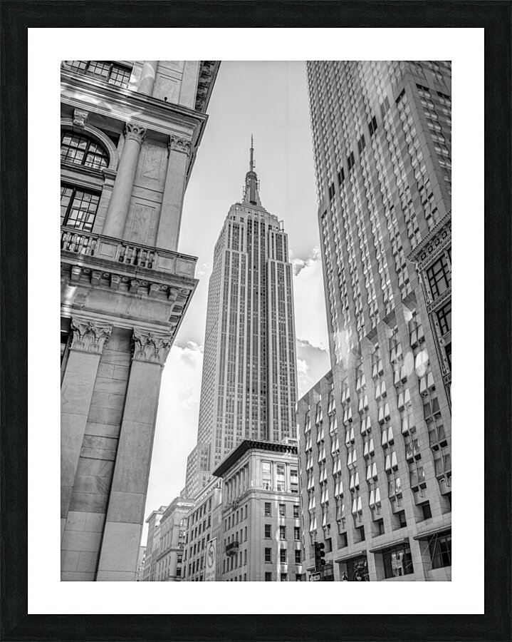 Lower Manhattan Cityscape Picture Frame print