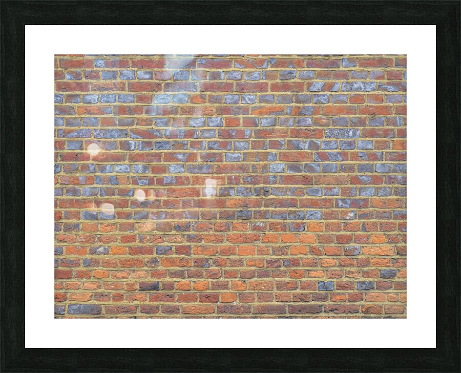Vintage Brickwork Picture Frame print