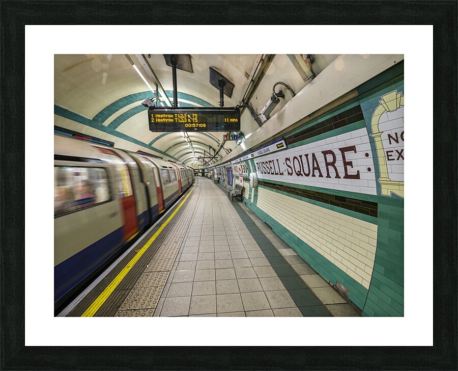 Underground Concourse Picture Frame print