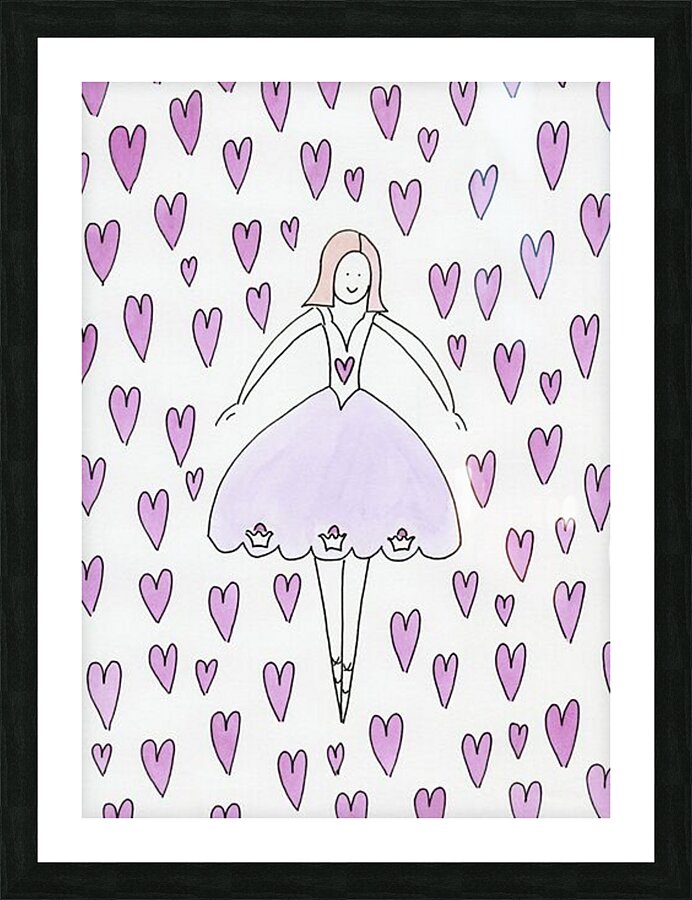 Ballerina Picture Frame print