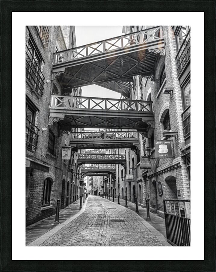 Cobbled Street Picture Frame print