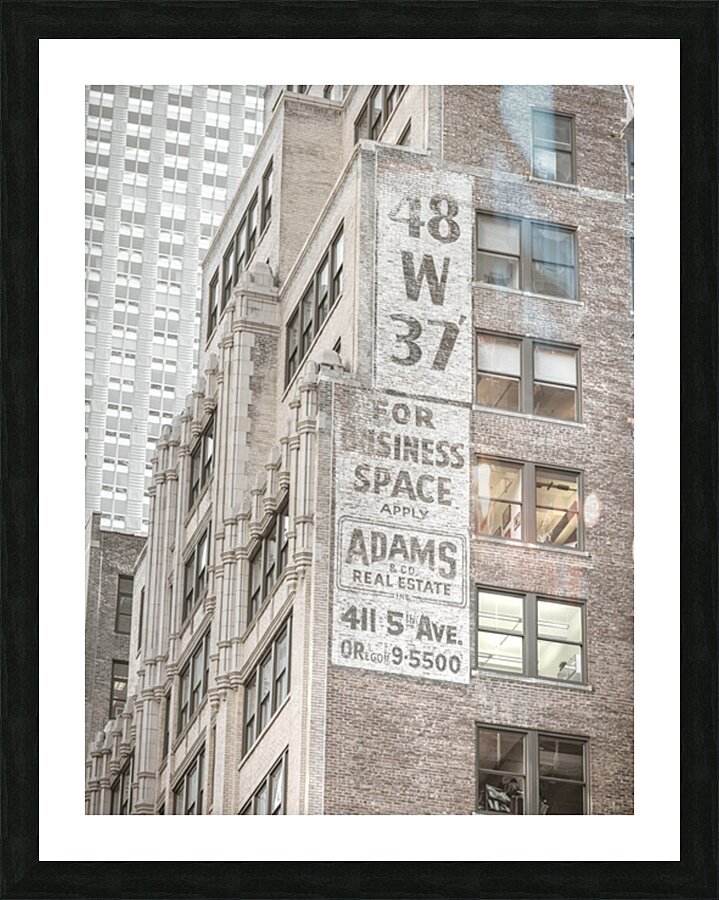 Lower Manhattan Cityscape Picture Frame print