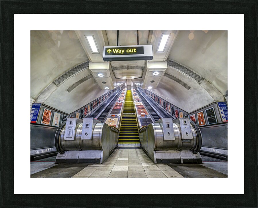 Underground Conveyance Picture Frame print