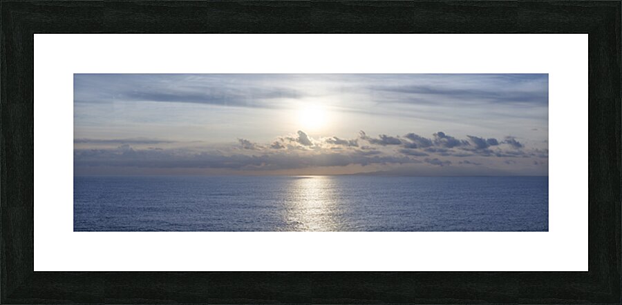 Beautiful sunset sky Picture Frame print