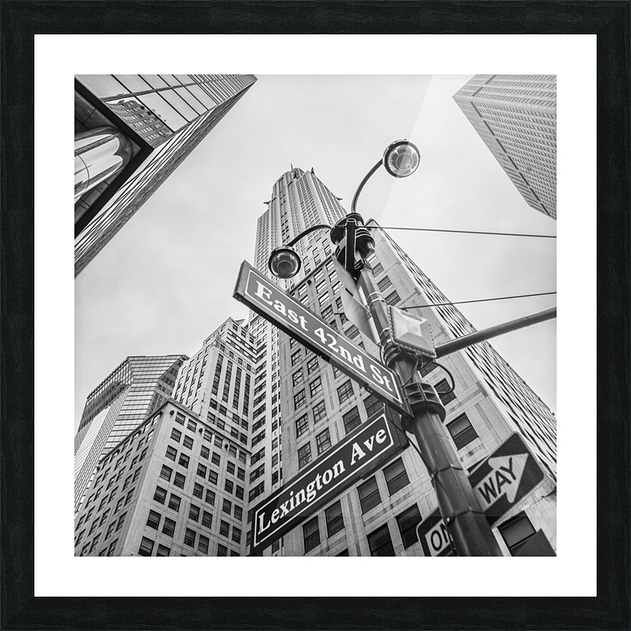 Chrysler Building in New York city Picture Frame print