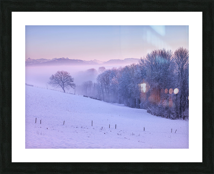 Winter Landsacpe Picture Frame print