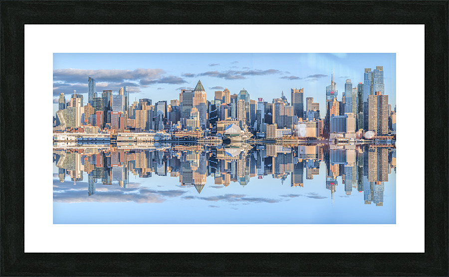 Lower Manhattan skyline Picture Frame print